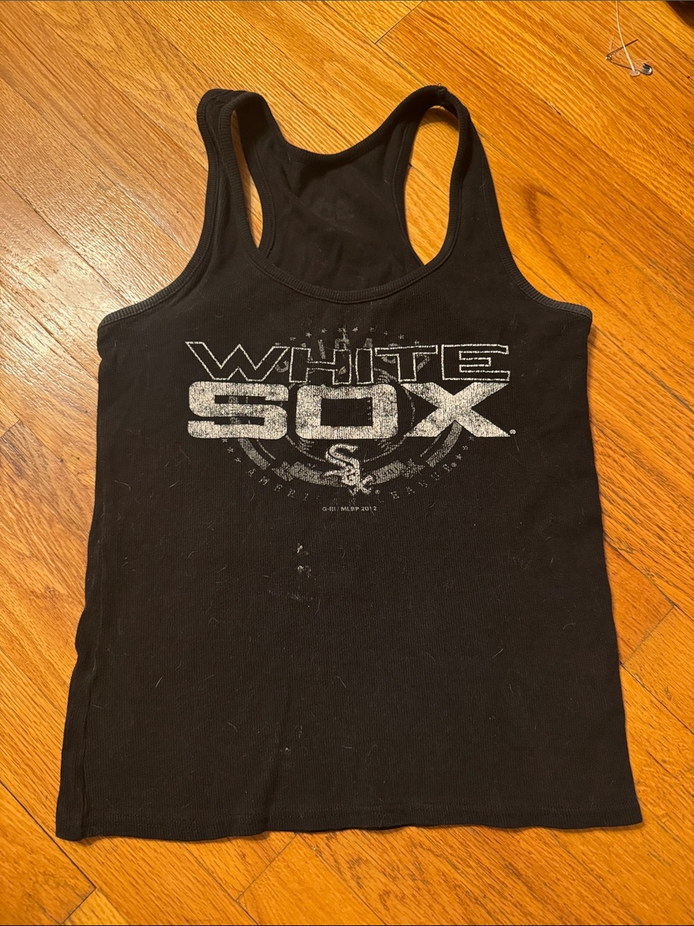 Chicago White Sox Women’s Black Racerback Tank Top